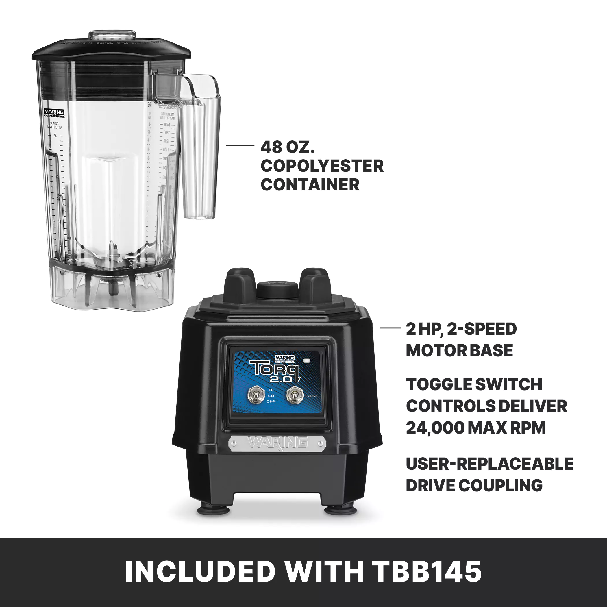 Torq 2.0 Blender with Toggle Switch